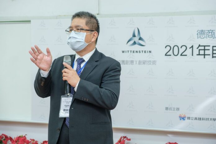 魏誠志代表WITTENSTEIN，以主人身分在頒獎典禮致詞時說，所有入圍與得獎團隊請繼續秉持創新的精神，昂首走向新未來。