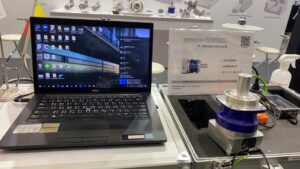 威騰斯坦Cynapse智能減速機即時說明與演示。圖／策略遠矚公司提供