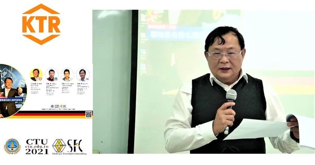 台灣開天傳動科技(KTR)總經理吳榮昌發現學生可以從回顧遇到的問題，然後結合剛學到的知識，找到答案並提案，這叫解決問題導向。圖/策略遠矚顧問公司提供