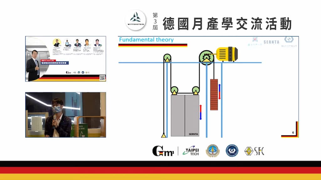 興大精密所研究生NGUYEN TRI HIEU(阮治曉)以Application of torsion field generator for SERNTA Elevator PK奪冠，指導老師王東安特聘教授。圖/策略遠矚顧問公司提供