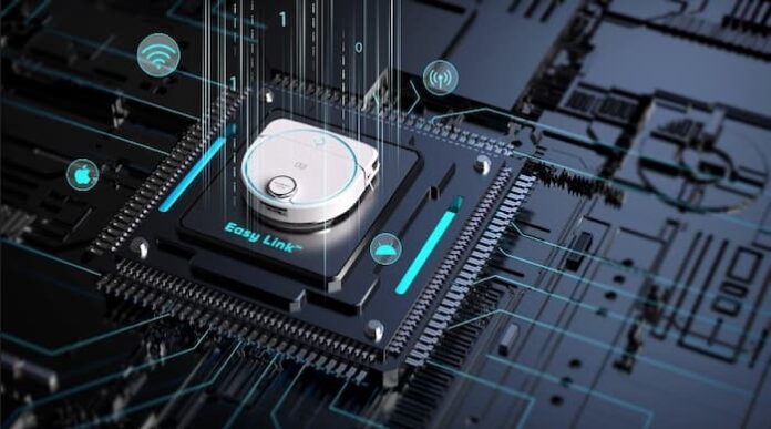 雷姬D8掃拖地機器人Easy Link設計,自帶熱點不需Wi-Fi路由器。圖/好樣科技提供 雷姬D8掃拖地機器人Easy Link設計,自帶熱點不需Wi-Fi路由器。圖/好樣科技提供