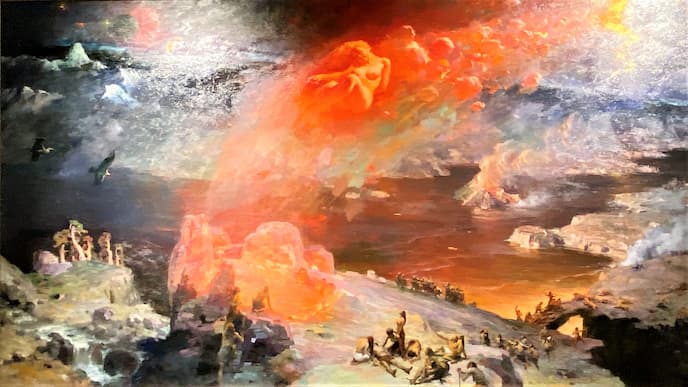 冉茂芹3畫女媧補天