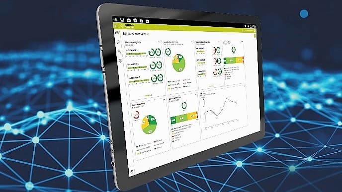 海德漢數位工廠以PlantMonitor解決方案串聯管理多組StateMonitor事件紀錄數據，整合不同部門與廠址，使製程透明化。圖 / 海德漢提供
