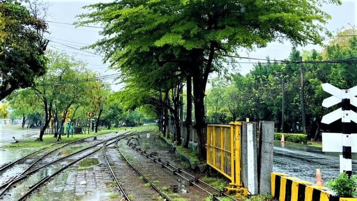 昔日台糖運貨的五分仔小火車可以到太保、南靖。 圖 / 陳嘉英