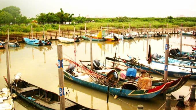 1105101 舢舨與繫船柱