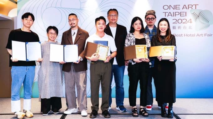 01143000 藝術台北「新賞獎」5位入圍新銳藝術家與所屬畫廊代表