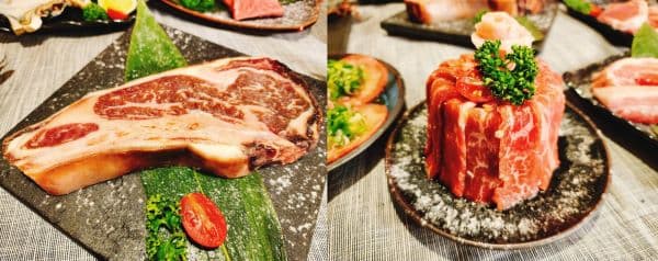 乾式熟成75天牛排、肉肉蛋糕限量供應。