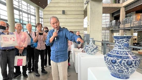 陶瓷工藝師許朝宗親自導覽