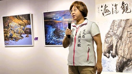 桃園市政府文化局主任秘書張至敏開幕致詞