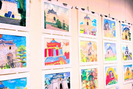 畫作，展現生命韌性與豐沛的想像力。