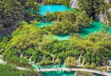 千島國克羅埃西亞 雲山霧罩飄飄如仙